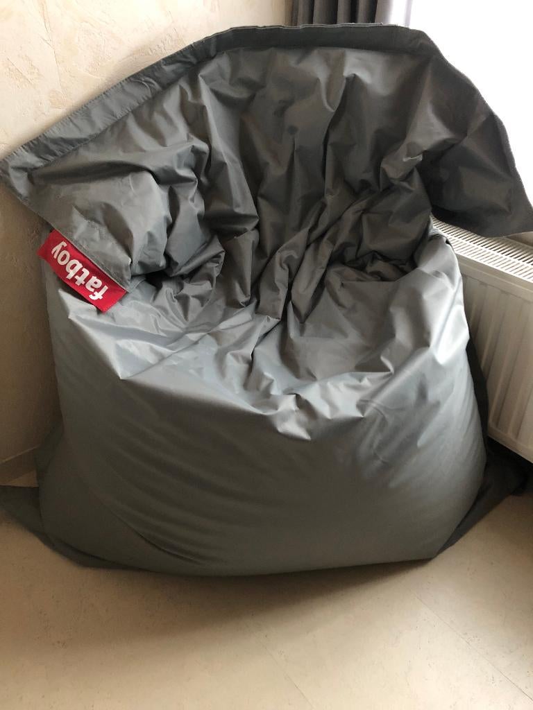 Fatboy zitzak 140 x 180 cm ., Ophalen, Zo goed als nieuw, Grijs, Zitzak