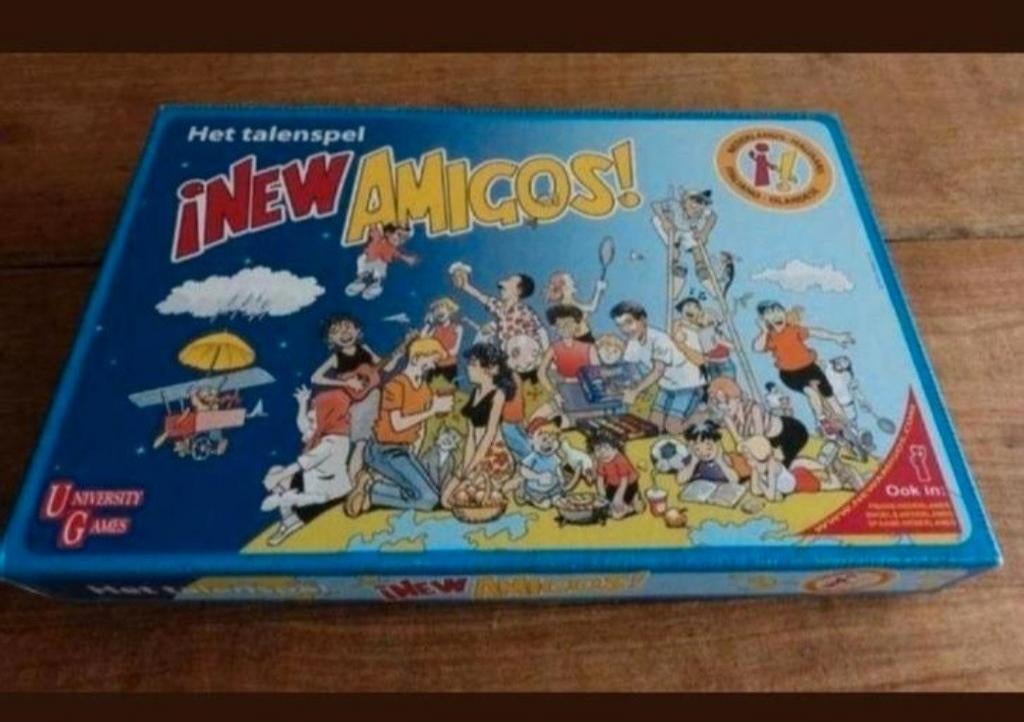 New Amigos NL/ ENG - NL /FR - NL / IT University Talen Games, Ophalen, Gebruikt