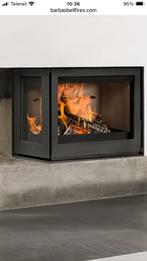 Barbas hoekhaard Unilux-6 270 Left, Huis en Inrichting, Ophalen, Nieuw, Inbouwhaard, Houthaard