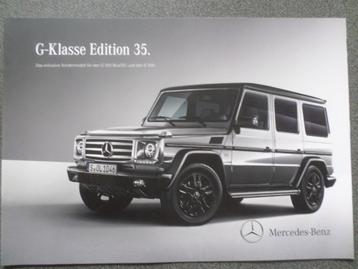 Brochure de la Mercedes Classe G Édition 35