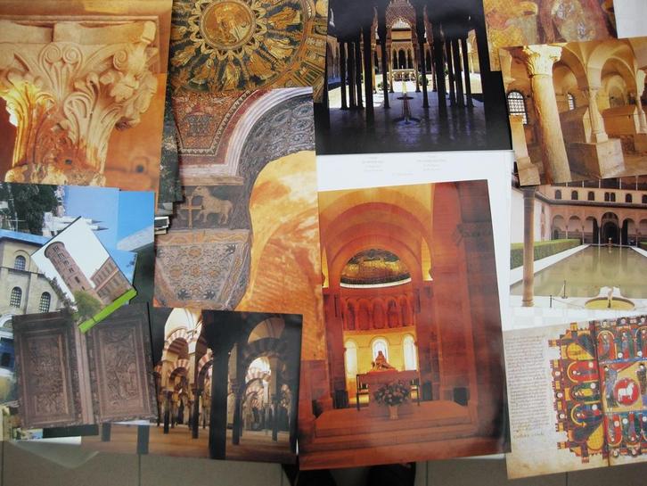 Kunst en beschaving: De Middeleeuwen I & II = 197 prenten, Boeken, Kunst en Cultuur | Beeldend, Ophalen