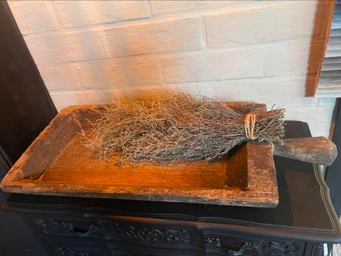 Houten trog/ houten schaal, Huis en Inrichting, Woonaccessoires | Schalen en Manden, Schaal, Ophalen of Verzenden