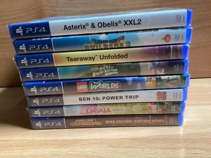Verzameling PS4 games - Sealed, Games en Spelcomputers, Games | Sony PlayStation 4, Nieuw, Vanaf 7 jaar, Ophalen of Verzenden