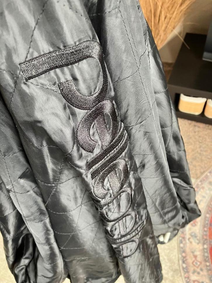 PELLE PELLE vintage jas jacket in zwarte viscose, Kleding | Heren, Jassen | Winter, Gedragen, Overige maten, Zwart, Ophalen of Verzenden