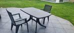 Tuintafel en 2 stoelen, Tuin en Terras, Tuintafels, Ophalen, Rechthoekig, Kunststof