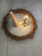kerstboompjes in jute met led en zonder, Diversen, Kerst, Ophalen of Verzenden, Nieuw