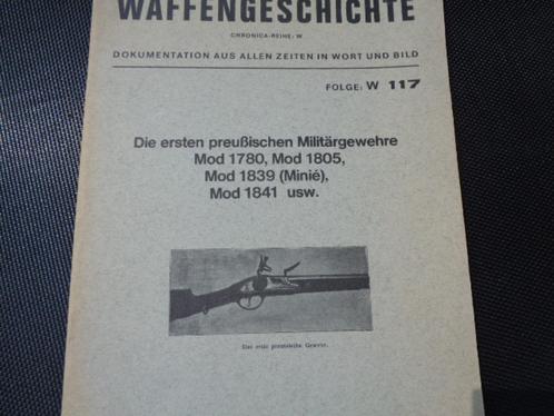 Kort handleidingsboek oude Preussische geweren, Waffengeschi, Livres, Guerre & Militaire, Comme neuf, Autres sujets/thèmes, Enlèvement ou Envoi
