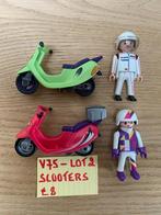PLAYMOBIL V75: 2 X SCOOTER, Ophalen of Verzenden, Zo goed als nieuw, Los Playmobil