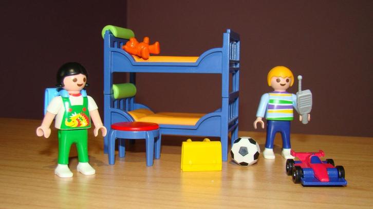 playmobil 3964 = kinderkamer met speelgoed + 2 kindjes, Kinderen en Baby's, Speelgoed | Playmobil, Zo goed als nieuw, Complete set