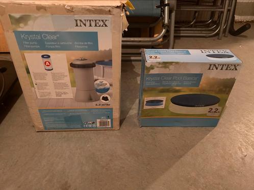 Zwembadbenodigdheden Intex 2,2m, Tuin en Terras, Zwembad-toebehoren, Gebruikt, Verwarming, Ophalen