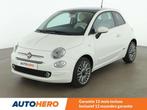 Fiat 500 1.2 Lounge (bj 2018, automaat), Auto's, 4 zetels, 1242 cc, Wit, Leder