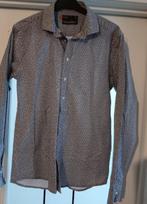 Chemise Haze & Finn blanche et bleu homme L, Kleding | Heren, Overhemden, Ophalen, Gedragen, Blauw, Halswijdte 41/42 (L)