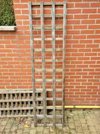 4 houten roosterpanelen 48x180cm, Doe-het-zelf en Bouw, Platen en Panelen, Ophalen, Gebruikt, Hout