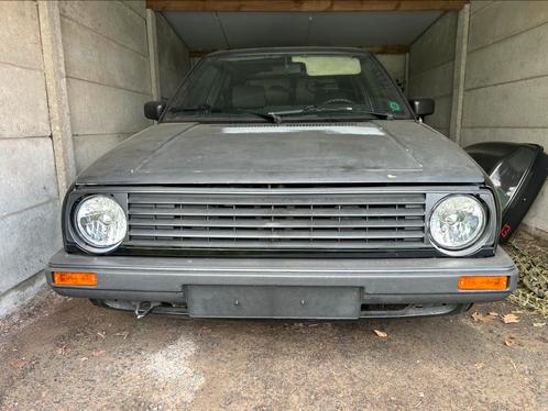 Golf 2 oldtimer, Auto's, Volkswagen, Particulier, Golf, Radio, Diesel, Stadsauto, 3 deurs, Handgeschakeld, Zwart, Grijs, Stof