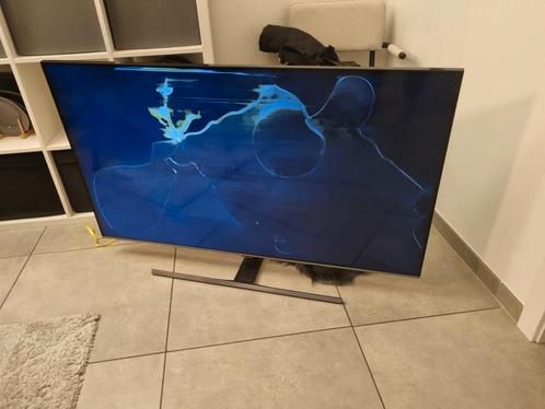 Samsung qled 55" defaillance écran faire offre, Audio, Tv en Foto, Televisies, Zo goed als nieuw, QLED, Samsung, Smart TV, Ophalen of Verzenden