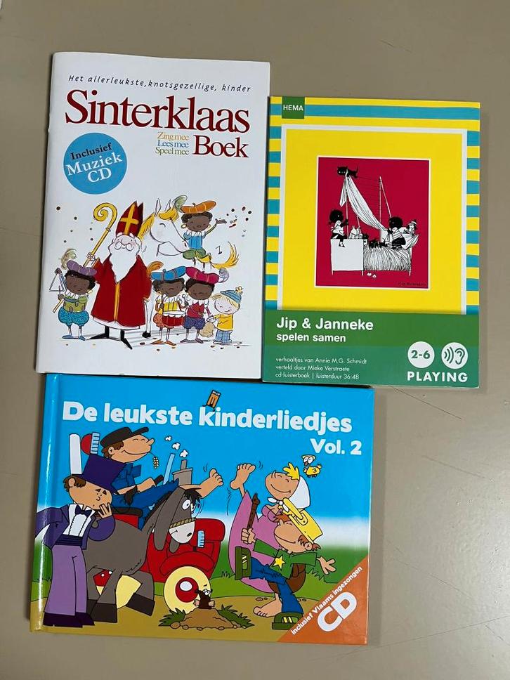 3 cd's met liedjes/verhaaltjes, CD & DVD, CD | Compilations, Comme neuf, En néerlandais, Enlèvement