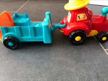 VTech Toet Toet dierentractor met aanhangwagen 