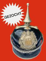 Gezocht-gevraagd | Brandweer - Pickelhaube - casque pompier, Verzamelen, Militaria | Algemeen, Ophalen of Verzenden