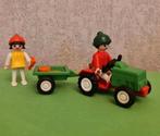 Vintage playmobil 3594 : kinderen met tractor en aanhanger, Ophalen of Verzenden, Zo goed als nieuw