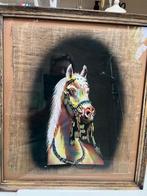 Ingekaderd paard op papyrus, Enlèvement