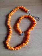 Bijou collier avec perles ambre ?, Handtassen en Accessoires, Antieke sieraden, Ketting, Ophalen of Verzenden