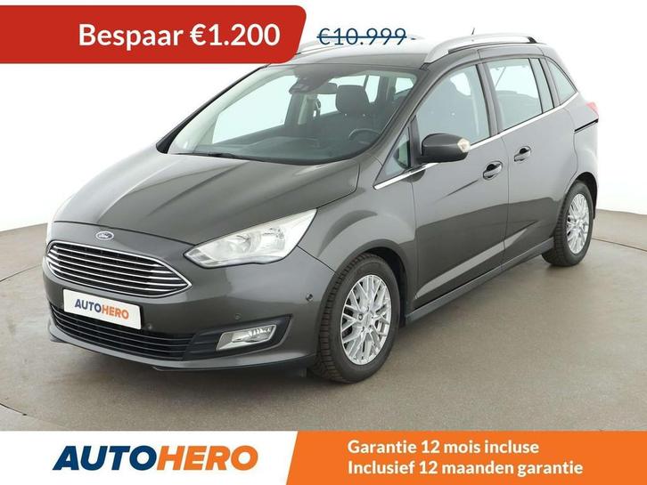 Ford Grand C-Max 1.5 TDCi Titanium (bj 2018), Auto's, Ford, Te koop, Grand C-Max, ABS, Airbags, Airconditioning, Android Auto