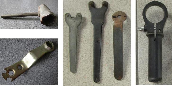 Lot sleutels voor onderhoud van o.a. grasmaaiers, Doe-het-zelf en Bouw, Gereedschap | Handgereedschap, Gebruikt, Ophalen of Verzenden