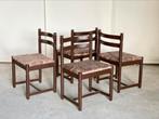 4x Scandinavische eetkamerstoelen, ca 1980’s, Ophalen