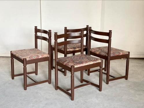 4x Scandinavische eetkamerstoelen, ca 1980’s, Antiek en Kunst, Antiek | Meubels | Stoelen en Sofa's, Ophalen