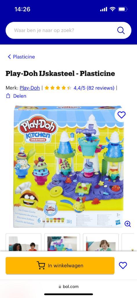 Play doh verschillende sets, Kinderen en Baby's, Speelgoed | Educatief en Creatief, Zo goed als nieuw, Knutselen, Met geluid, Ophalen