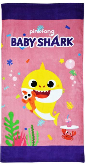 Baby Shark Badlaken - Pinkfong - VAN 14,95 VOOR 9,95! beschikbaar voor biedingen