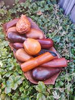 Afrikaanse houten dienblad met houten fruit, Huis en Inrichting, Ophalen of Verzenden