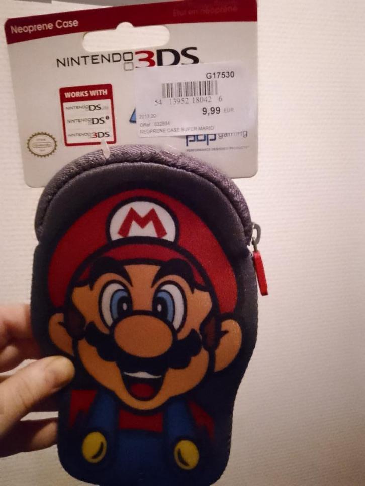 mousse super mario opbergtas nieuw voor dsi dslite 3ds gsm, Games en Spelcomputers, Spelcomputers | Nintendo Portables | Accessoires