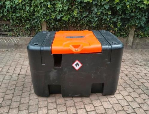 Mobiele Brandstoftank 400 Liter Diesel Mazout Met Pomp 12V, Doe-het-zelf en Bouw, Overige Doe-Het-Zelf en Bouw, Zo goed als nieuw