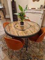 Ronde tafel met een diameter van 125 cm, Huis en Inrichting, Ophalen, Glas
