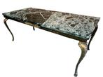 Vintage salontafel met marmeren blad, Antiek en Kunst, Ophalen