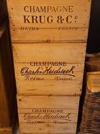 ️️ ⚠️Caisse à Champagne 45€ la Caisse vide en bois bar vin, Enlèvement