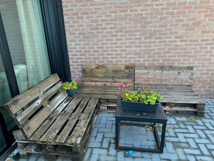 Palletzetels – gratis af te halen in Dessel!, Tuin en Terras, Tuinsets en Loungesets, Zo goed als nieuw, Ophalen