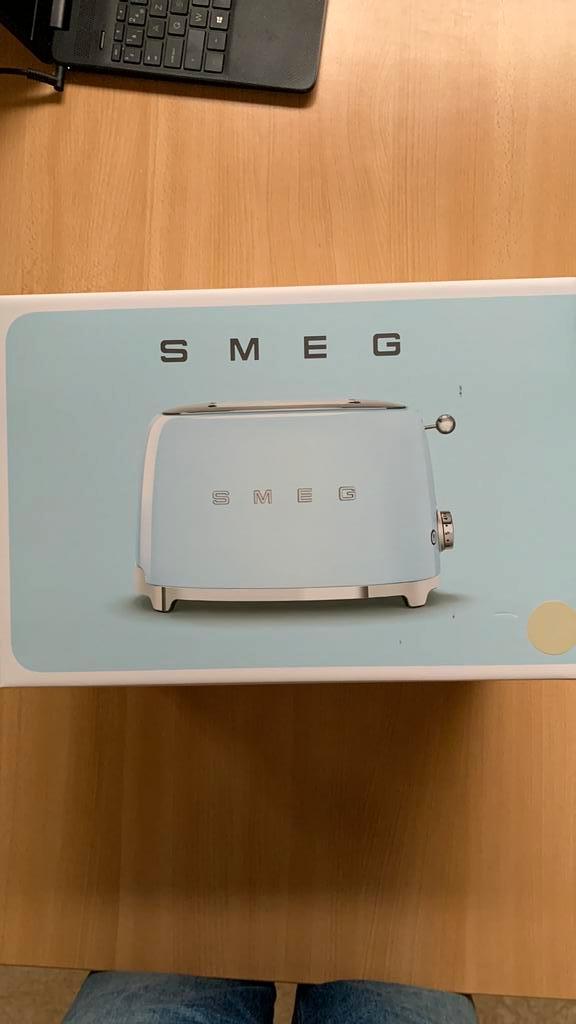 Smeg TSF01CREU broodrooster, Elektronische apparatuur, Broodroosters, Nieuw, Uitneembare kruimellade, Ophalen of Verzenden