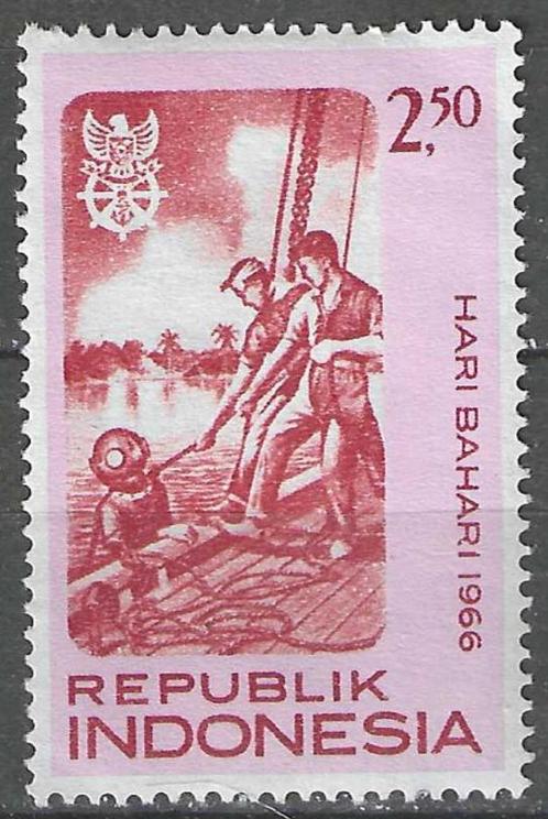 Indonesie 1966 - Yvert 482 - Nationale Marine (PF), Postzegels en Munten, Postzegels | Azië, Postfris, Verzenden