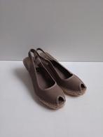 Espadrilles sleehak slingback peeptoe khaki taupe mt 39 nw, Kleding | Dames, Schoenen, Espadrilles, Bruin, Nieuw, Ophalen of Verzenden
