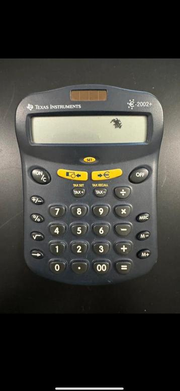 Calculatrice Texas Instruments, Enlèvement, Utilisé
