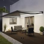 zonneluifel ESTELLE 4.00 x 3.50m gemotoriseerd + verlichting, Tuin en Terras, Zonneschermen, Ophalen, Gebruikt, Elektrisch