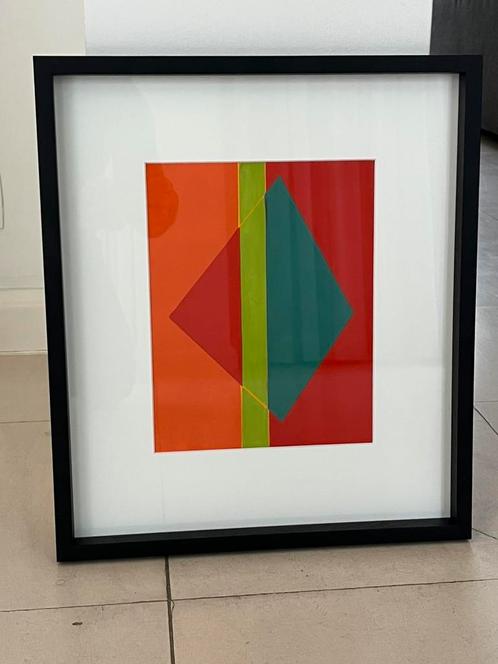 Gouache Guy Vandenbranden 1969, Antiek en Kunst, Kunst | Schilderijen | Abstract, Ophalen