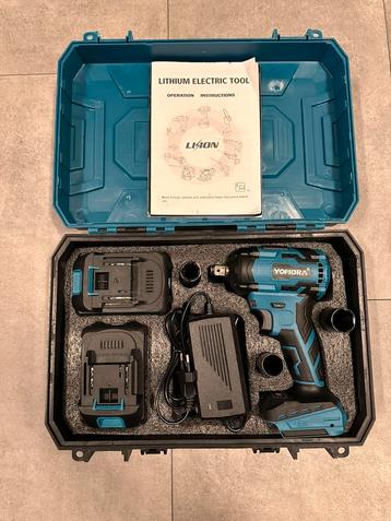 Superieure slagmoersleutel + 2 batterijen, 1000 Nm, nieuw beschikbaar voor biedingen
