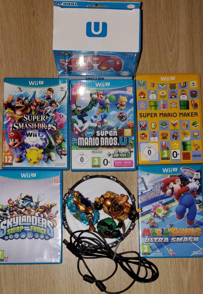 Nintendo Wii-U games, Skylandes, Battle Pad controller., Games en Spelcomputers, Games | Nintendo Wii U, Zo goed als nieuw, Overige genres