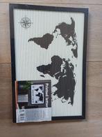 Kader wereldkaart letterbord, Boeken, Atlassen en Landkaarten, Ophalen, Nieuw, Wereld, Landkaart