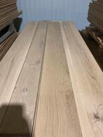 Oud eiken parket – massief Frans eik, 18 cm breed 25,5m2, Ophalen, Zo goed als nieuw, Eiken, Plank