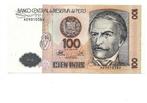 Peru, 100 Intis 26/06/1987, UNC., Postzegels en Munten, Ophalen of Verzenden, Zuid-Amerika, Los biljet