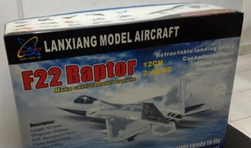 Lanxiang f22 raptor groot rc model beschikbaar voor biedingen